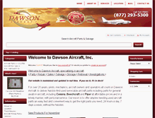 Tablet Screenshot of aircraftpartsandsalvage.com